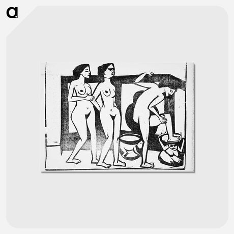 アートポストカード-Nudes - エルンスト ルートヴィヒ キルヒナー Postcard.