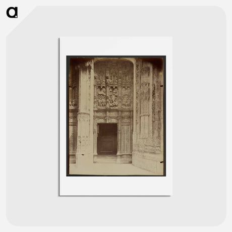 アートポストカード-Beauvais, Porte Cathédrale
 - ウジェーヌ アジェ Postcard.