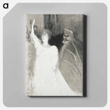 アートパネル-A Princely Idyl - アンリ ド トゥールーズ ロートレック Canvas.