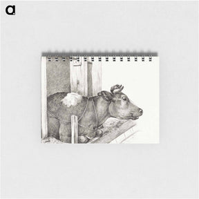 アートメモ帳-Lying cow - ジャン ベルナール Memo.