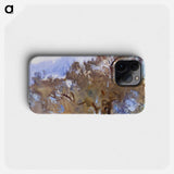 Treetops against Sky - John Singer Sargent Phone Case.