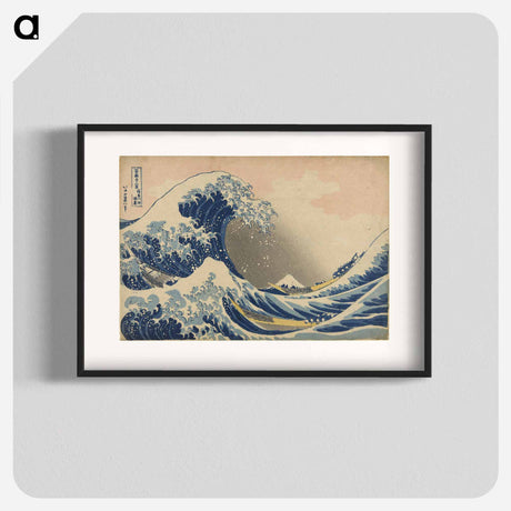 アートポスター-Hokusai's The Great Wave off Kanagawa - 葛飾 北斎 Poster.