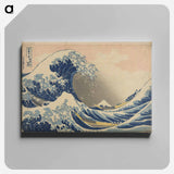 アートパネル-Hokusai's The Great Wave off Kanagawa - 葛飾 北斎 Canvas.