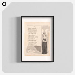 アートポスター-O treacherous conscience! while she seems to sleep - ウィリアム ブレイク Poster.