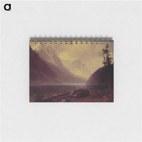 アートメモ帳-Lake Louise - アルバート ビアスタット Memo.