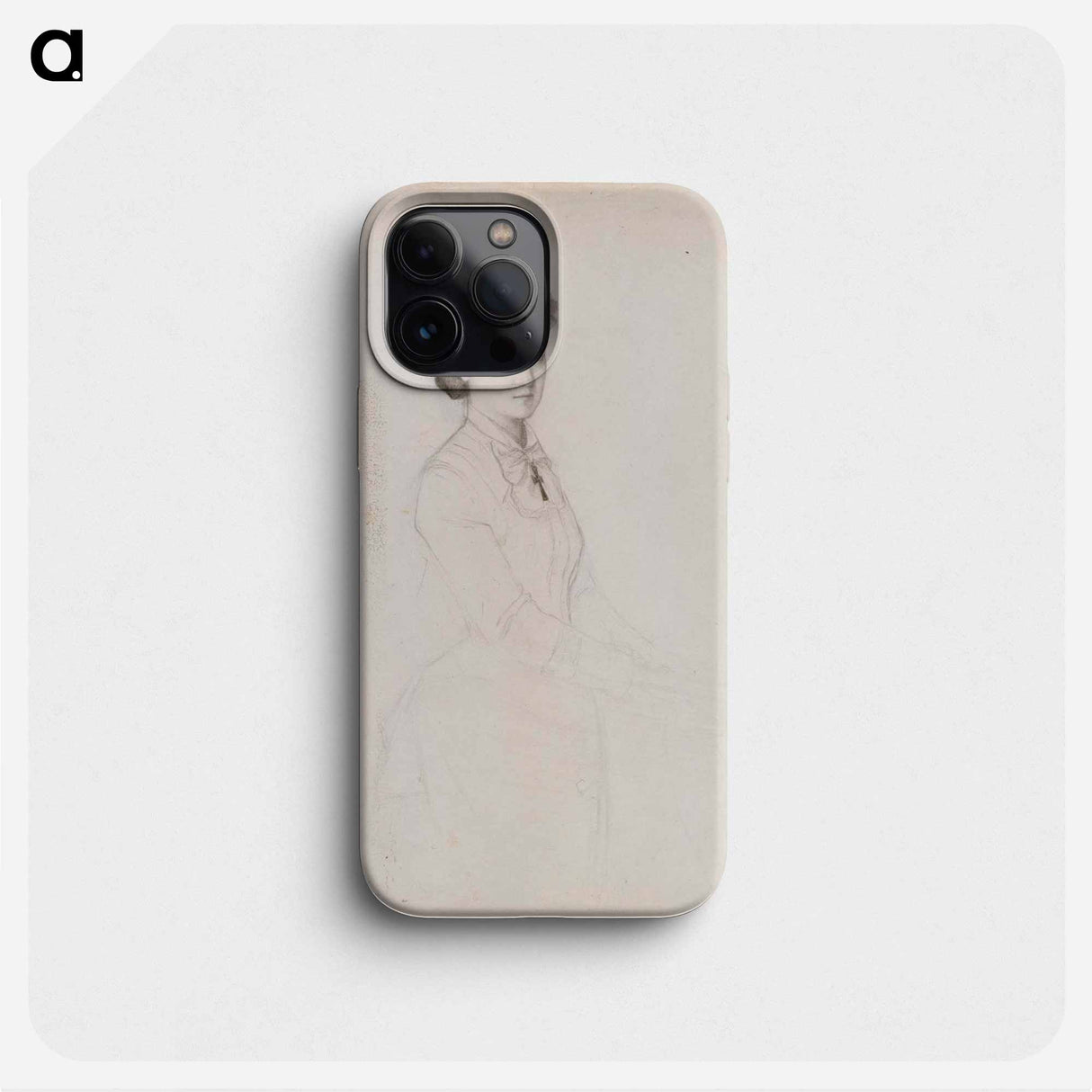Portrait of a woman standing - アルバート エーデルフェルト Phone Case.