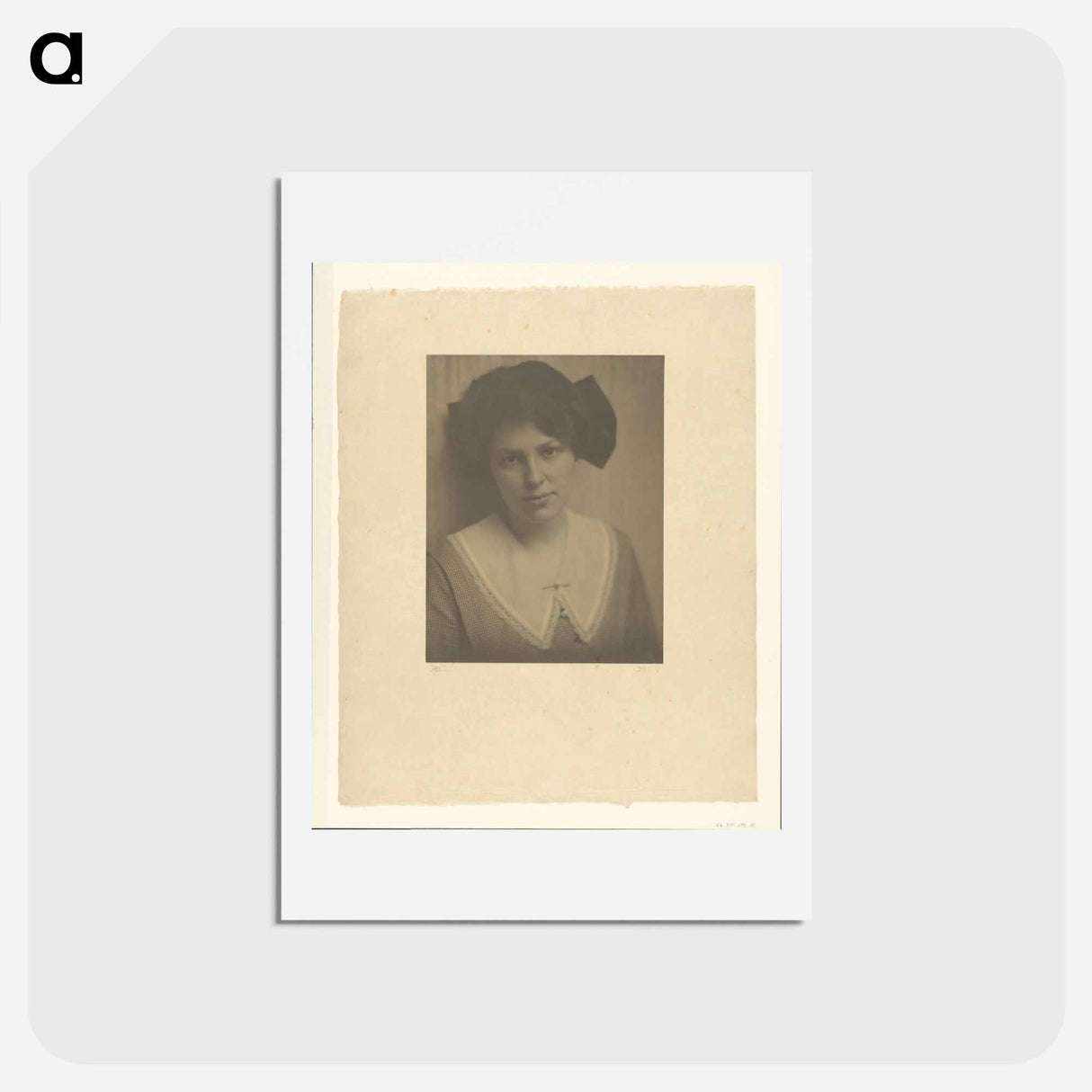 アートポストカード-Portrait of Marie Rapp - アルフレッド スティーグリッツ Postcard.