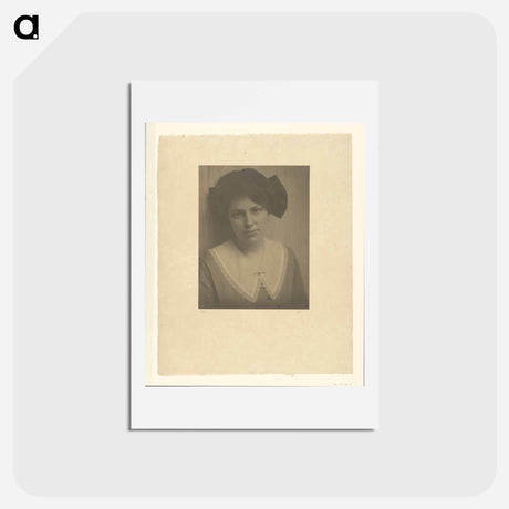 アートポストカード-Portrait of Marie Rapp - アルフレッド スティーグリッツ Postcard.