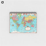 アートメモ帳-Mercator Map of the World
 - ボストン公共図書館 Memo.