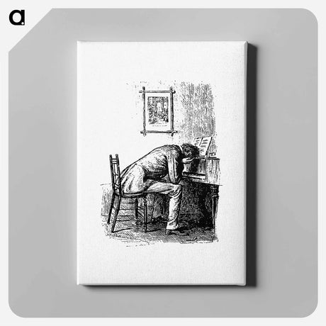 アートパネル-Sad Pianist from Peter Ibbetson
 - 大英図書館 Canvas.