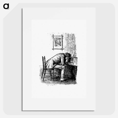 アートポスター-Sad Pianist from Peter Ibbetson
 - 大英図書館 Poster.