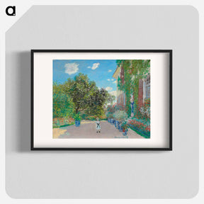 アートポスター-The Artist's House at Argenteuil - クロード モネ Poster.