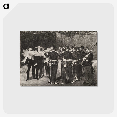 The Execution of Maximilien - エドゥアール マネ Postcard.