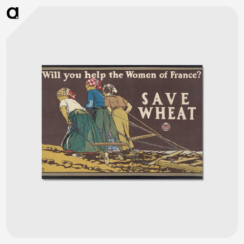 Will you help the women of France? - エドワード ペンフィールド Postcard.