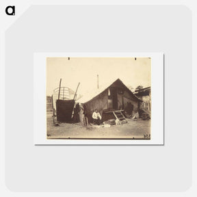 アートポストカード-Porte d'Ivry, Zoniers
 - ウジェーヌ アジェ Postcard.