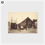 アートポストカード-Porte d'Ivry, Zoniers
 - ウジェーヌ アジェ Postcard.