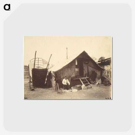 アートポストカード-Porte d'Ivry, Zoniers
 - ウジェーヌ アジェ Postcard.