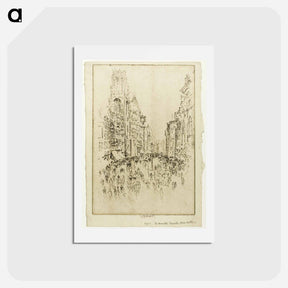 アートポストカード-St. Dunstan's, Fleet Street
 - ジョセフ ペネル Postcard.