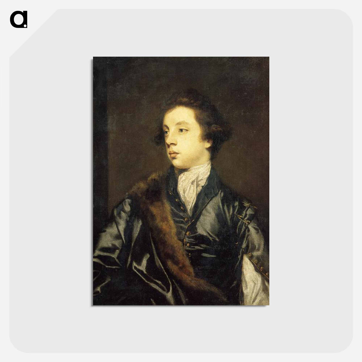 アートポストカード-Frederick Howard, 5th Earl of Carlisle - ジョシュア レノルズ Postcard.
