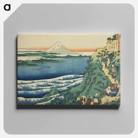アートパネル-Hokusai's Poem by Ise - 葛飾 北斎 Canvas.