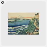 アートポストカード-Hokusai's Poem by Ise - 葛飾 北斎 Postcard.