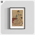 アートポスター-Ebisu God Cooking a Red Snapper - 喜多川 歌麿 Poster.