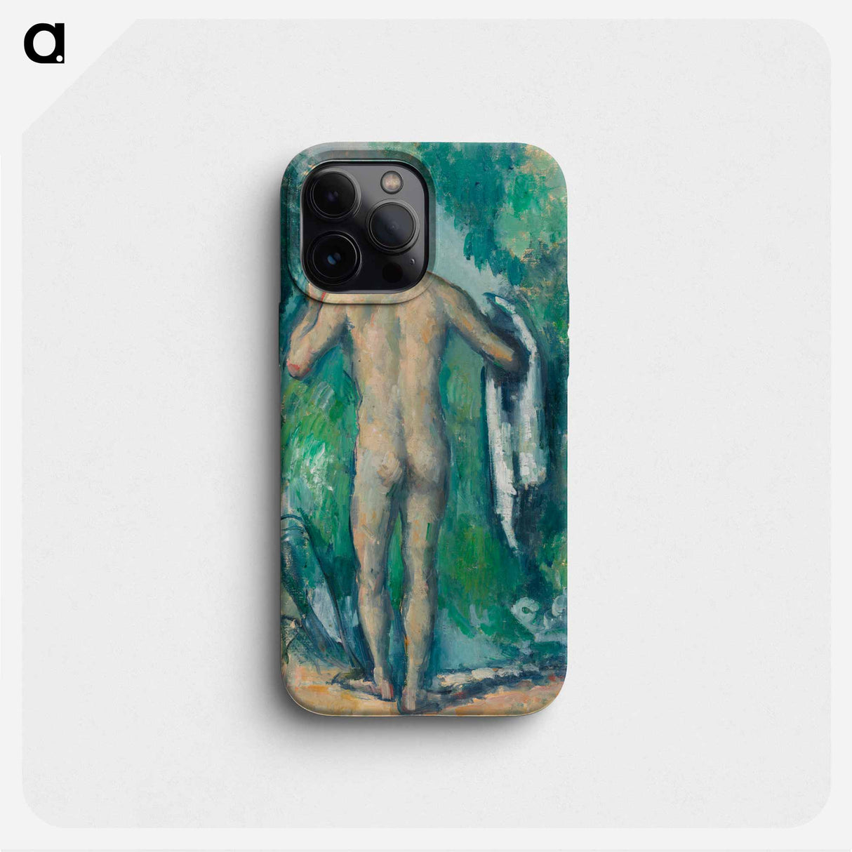 Standing Bather, Seen from the Back - ポール セザンヌ Phone Case.