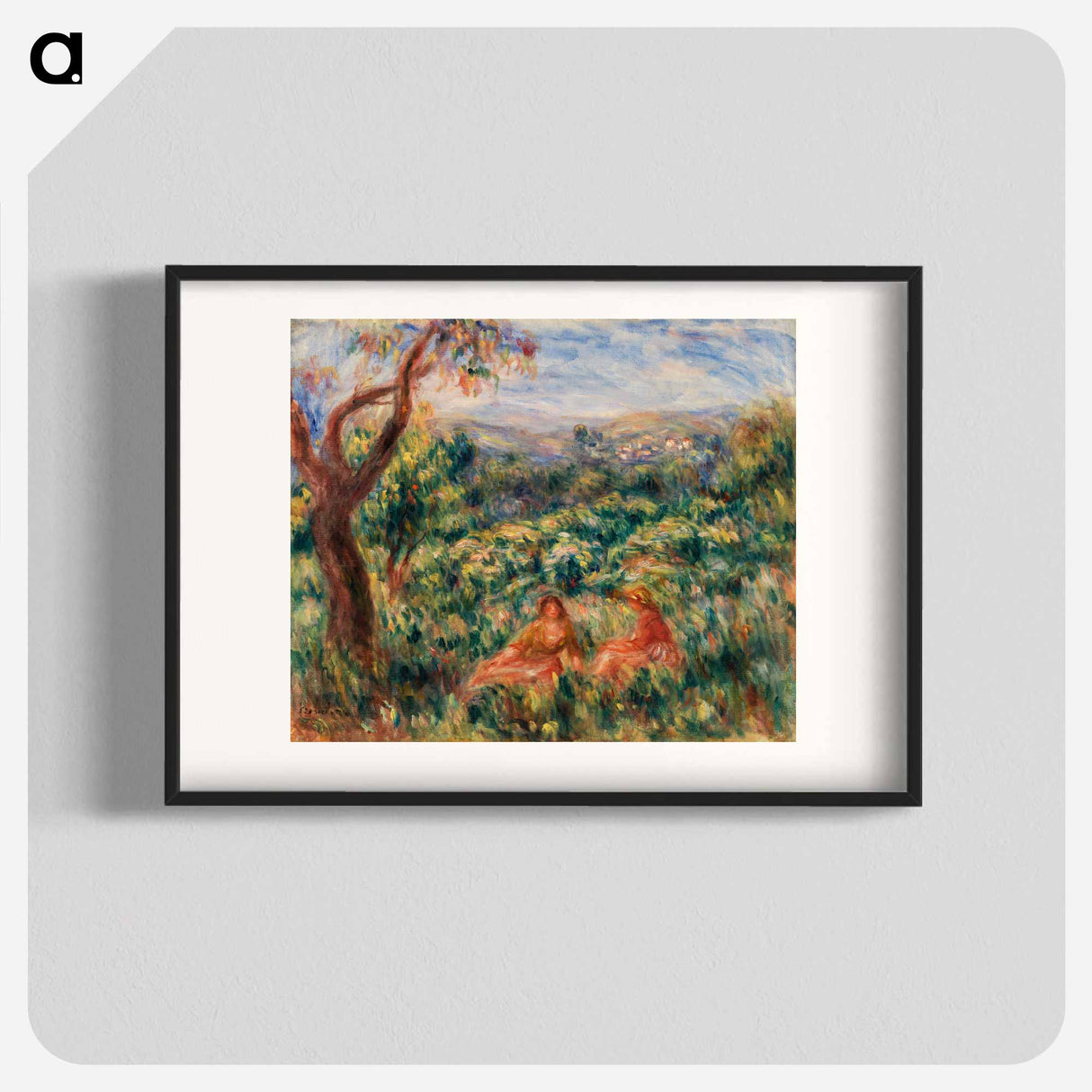 Landscape (Paysage) - Pierre-Auguste Renoir Poster.