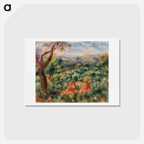 アートポストカード-Landscape (Paysage) - ピエール オーギュスト ルノワール Postcard.