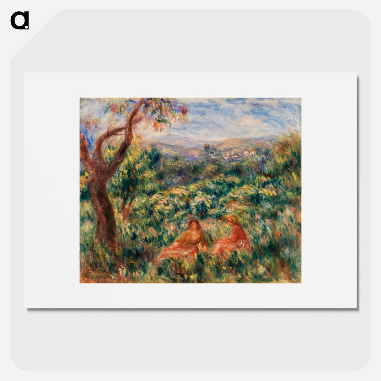 Landscape (Paysage) - Pierre-Auguste Renoir Poster.