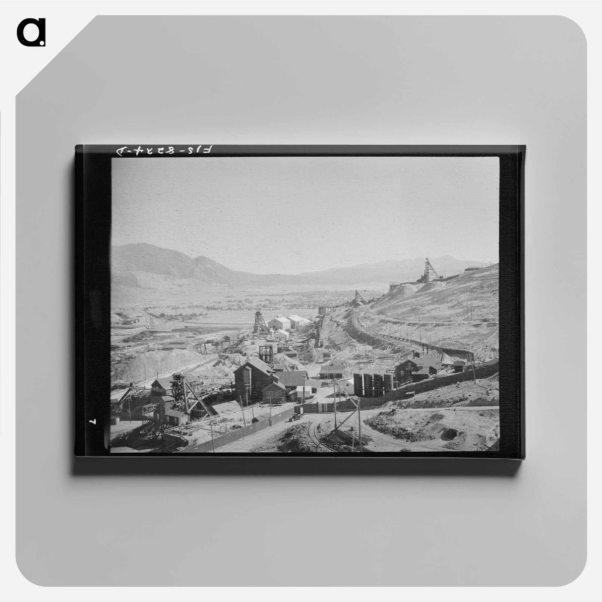 アートパネル-Kilgore Oil Well
 - ラッセル リー Canvas.