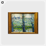 アートポストカード-Flowering Orchards - フィンセント ファン ゴッホ Postcard.