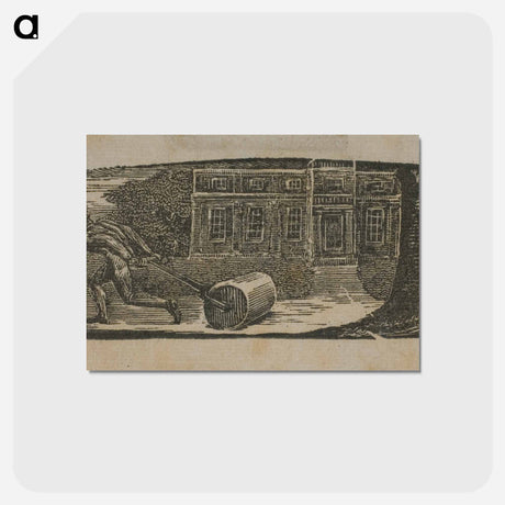 アートポストカード-A Rolling Stone is Ever Bare of Moss - ウィリアム ブレイク Postcard.