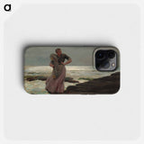 A Light on the Sea - Winslow Homer Phone Case.