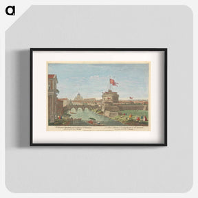 アートポスター-The Aelian Bridge and Castle of St. Angelo, with part of the City of Rome
 - イェール大学アートギャラリー Poster.