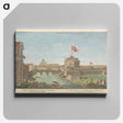 アートパネル-The Aelian Bridge and Castle of St. Angelo, with part of the City of Rome
 - イェール大学アートギャラリー Canvas.