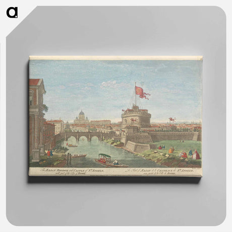 アートパネル-The Aelian Bridge and Castle of St. Angelo, with part of the City of Rome
 - イェール大学アートギャラリー Canvas.