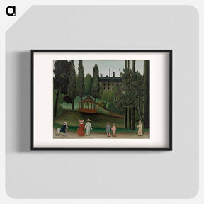 アートポスター-View of Montsouris Park, the Kiosk
 - バーンズ・コレクション Poster.