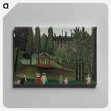 アートパネル-View of Montsouris Park, the Kiosk
 - バーンズ・コレクション Canvas.
