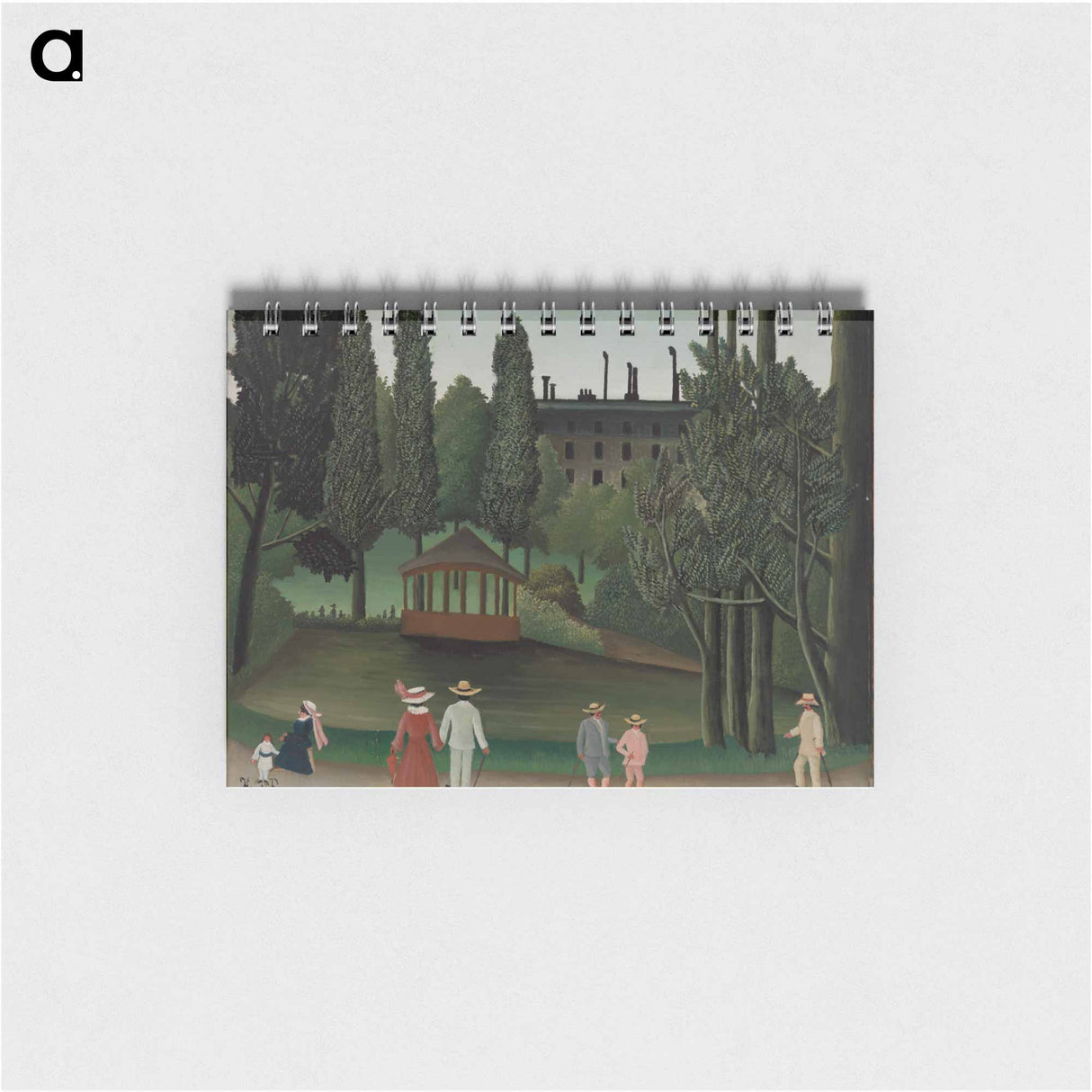 アートメモ帳-View of Montsouris Park, the Kiosk
 - バーンズ・コレクション Memo.