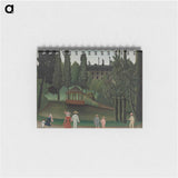 アートメモ帳-View of Montsouris Park, the Kiosk
 - バーンズ・コレクション Memo.