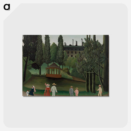 アートポストカード-View of Montsouris Park, the Kiosk
 - バーンズ・コレクション Postcard.