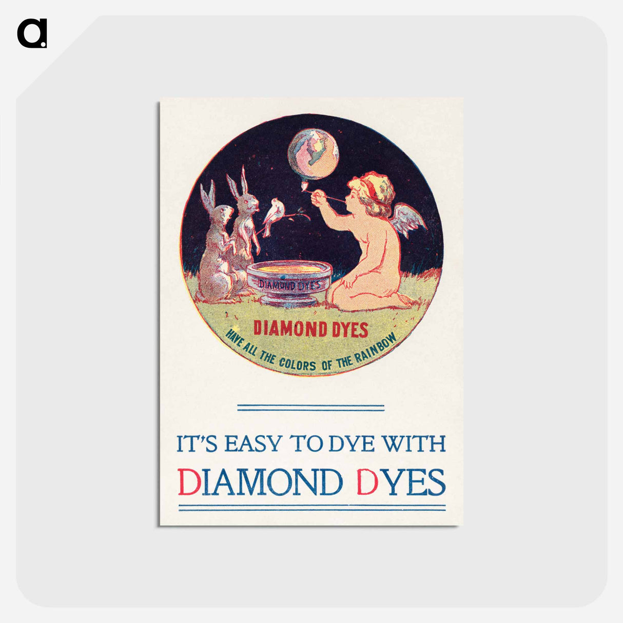 アートポストカード-Diamond Dyes
 - ボストン公共図書館 Postcard.