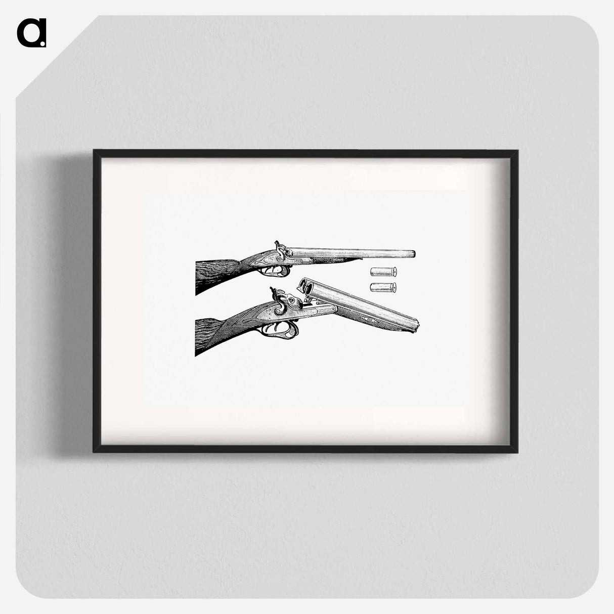 アートポスター-Vintage Gun
 - 大英図書館 Poster.