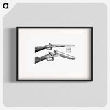 アートポスター-Vintage Gun
 - 大英図書館 Poster.