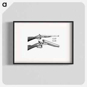 アートポスター-Vintage Gun
 - 大英図書館 Poster.