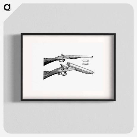 アートポスター-Vintage Gun
 - 大英図書館 Poster.