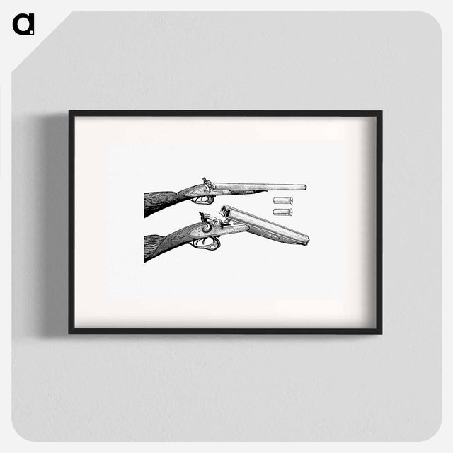 アートポスター-Vintage Gun
 - 大英図書館 Poster.