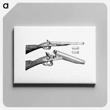 アートパネル-Vintage Gun
 - 大英図書館 Canvas.