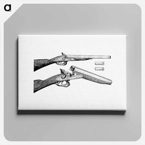 アートパネル-Vintage Gun
 - 大英図書館 Canvas.